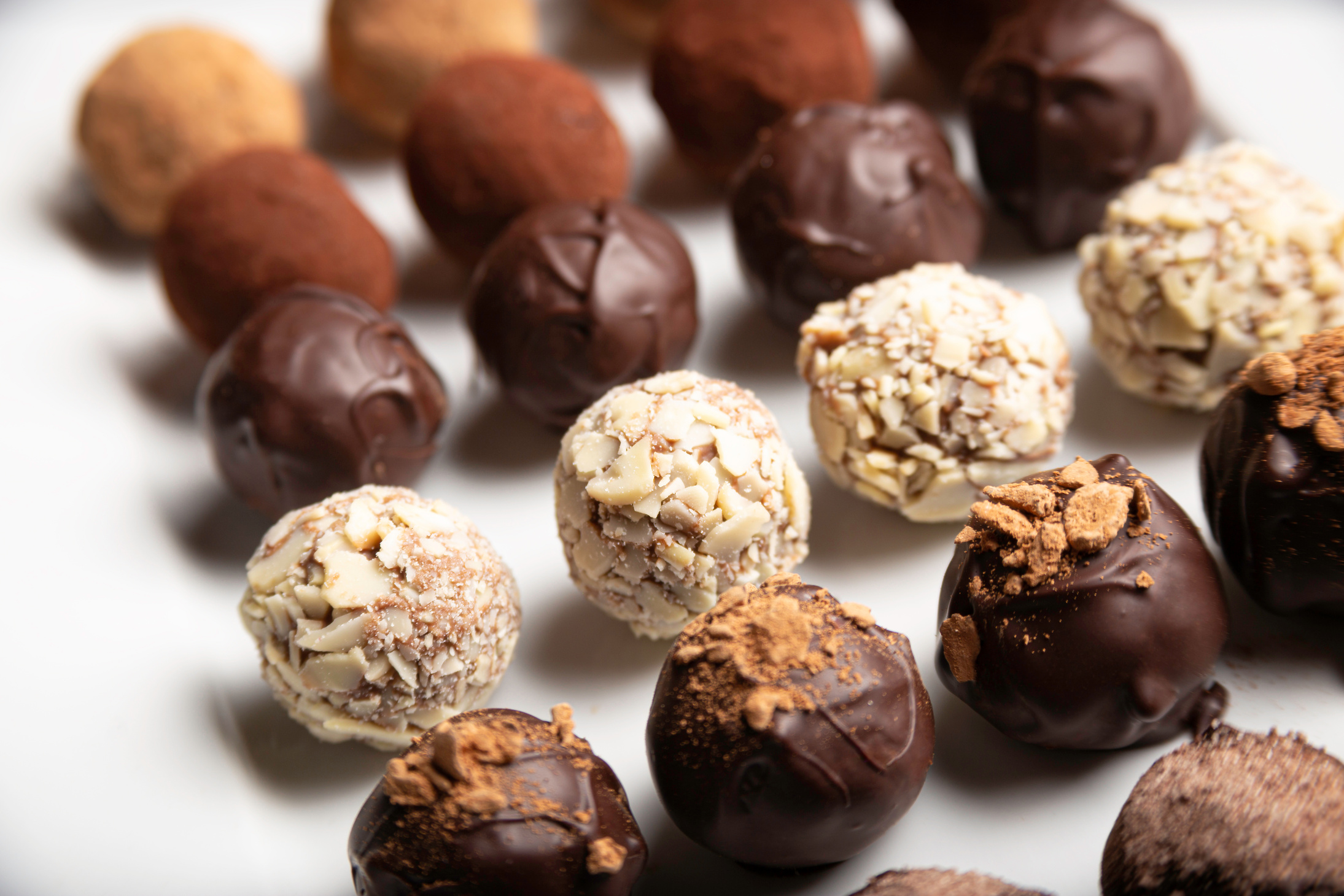 chocolate balls truffles